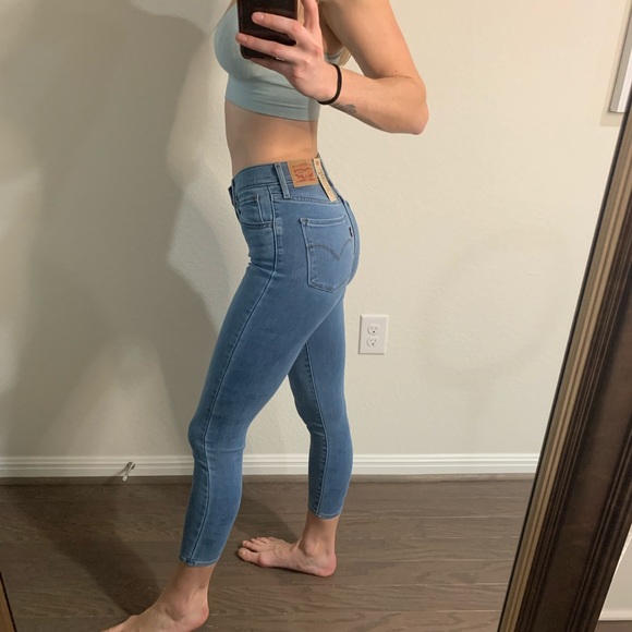 Levi’s 720 high rise skinny crop jean indie disco - Picture 7 of 15